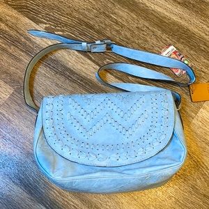 Baby Blue Satchel/Shoulder Bag